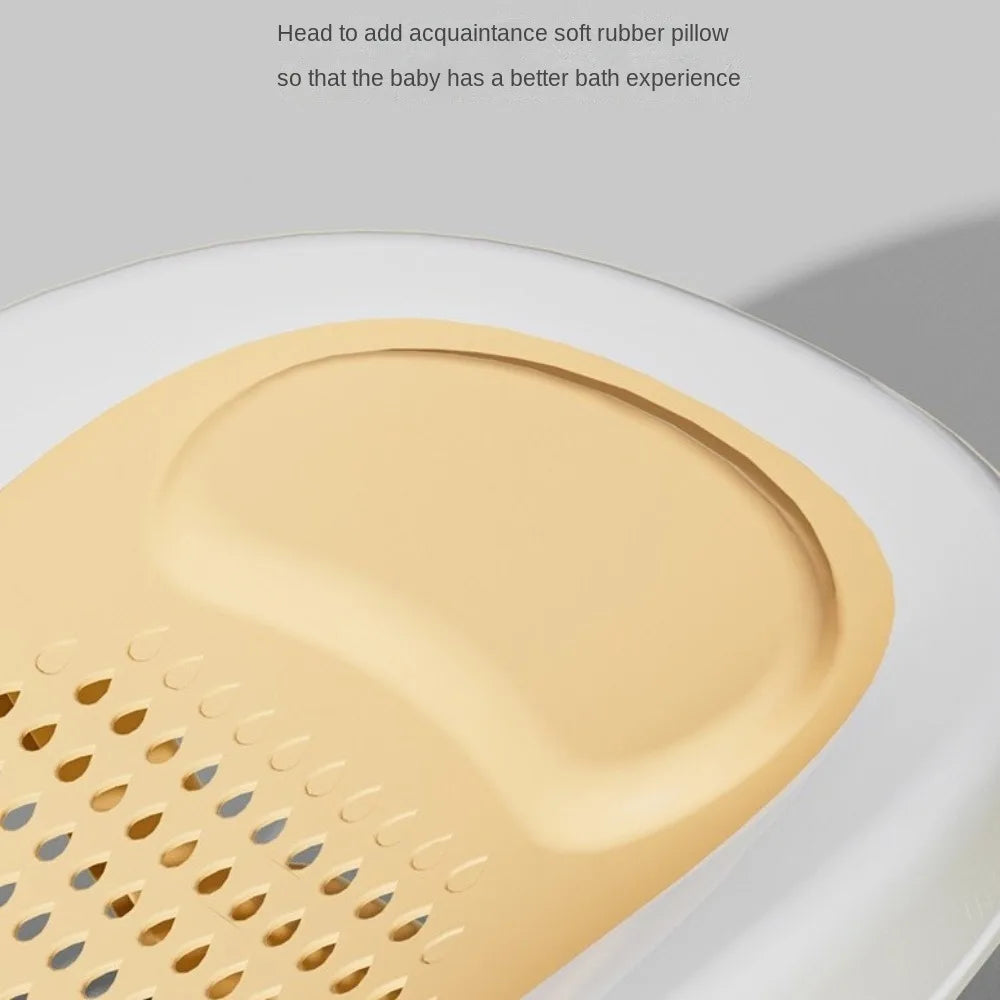 Durable Multifunctional Infant Bath Basin with Foldable Stand Can Lying Down Baby Butt Basin Lying Down Shower Tub Daily Use
